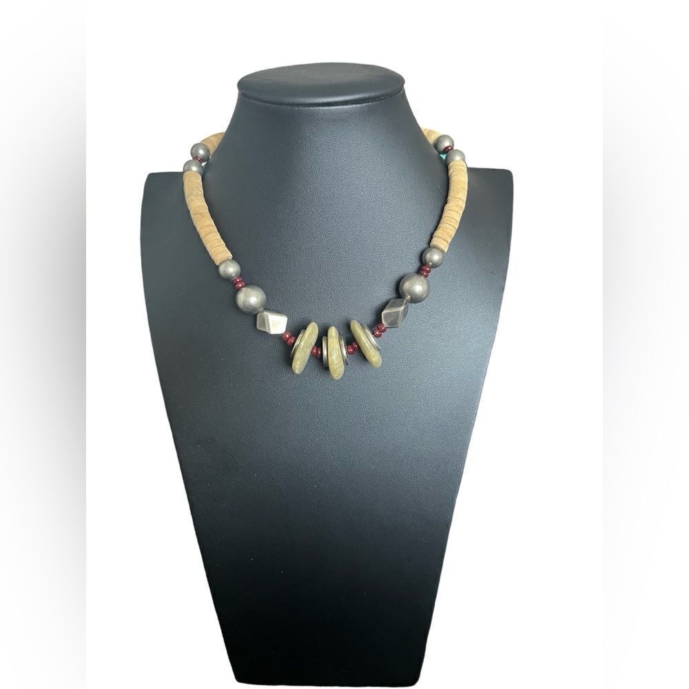 Wood Beaded Necklace